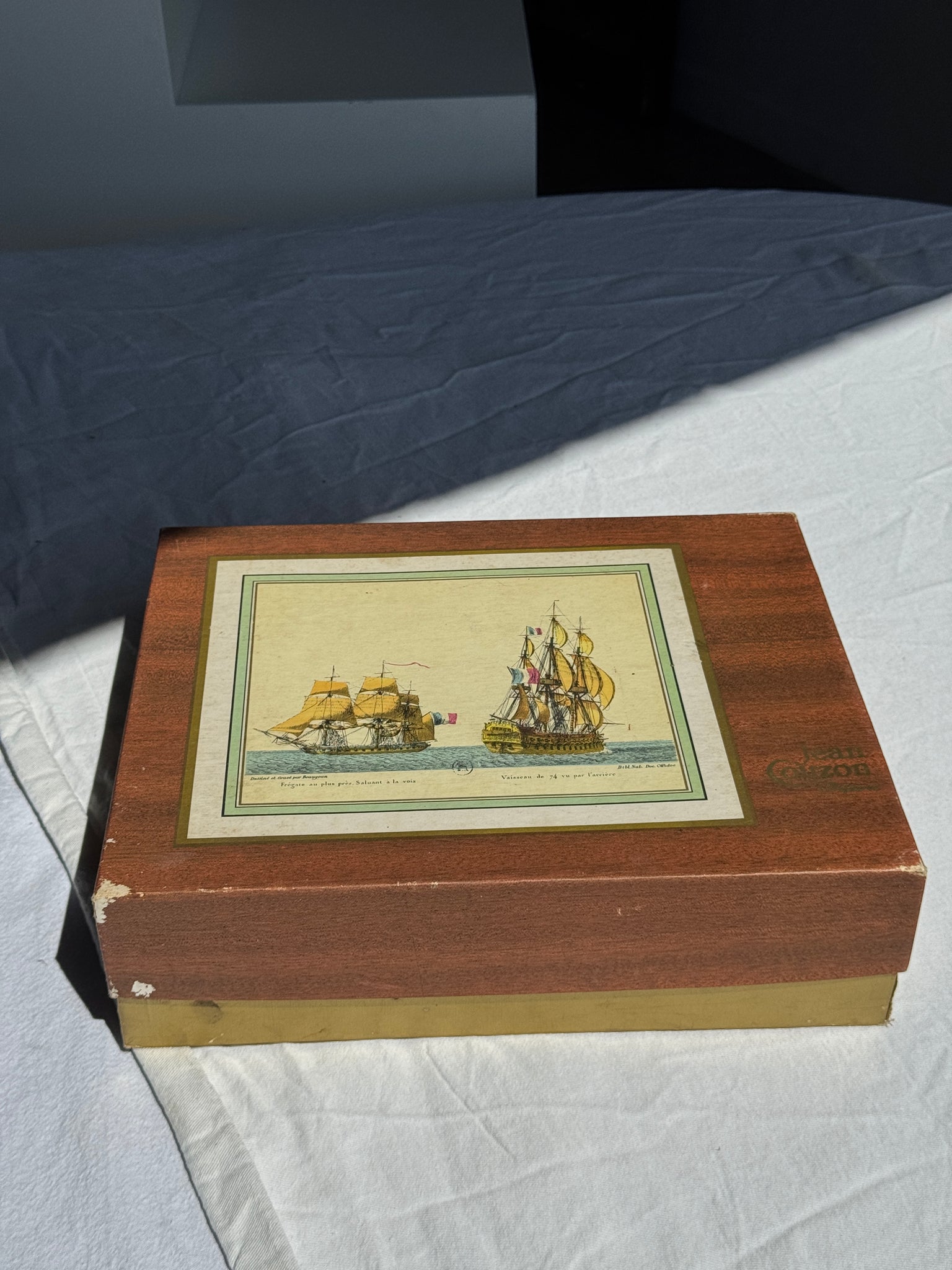 Coffret vintage contenant 6 coupes à glace bistrot et 6 cuillères