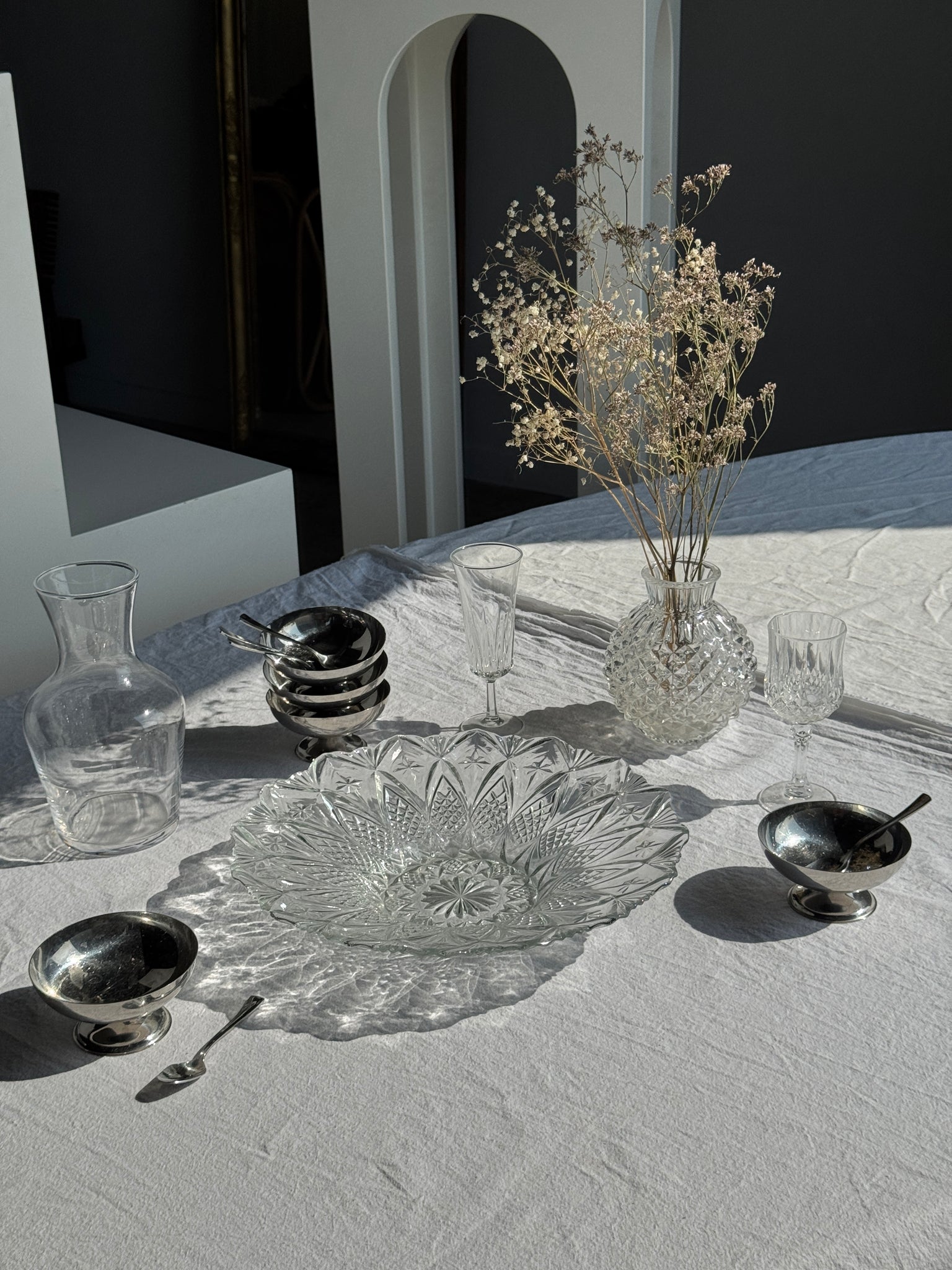 Carafe simple bistrot en verre