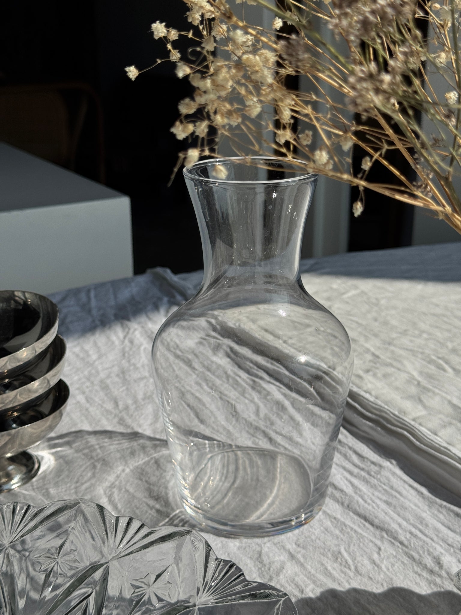 Carafe simple bistrot en verre