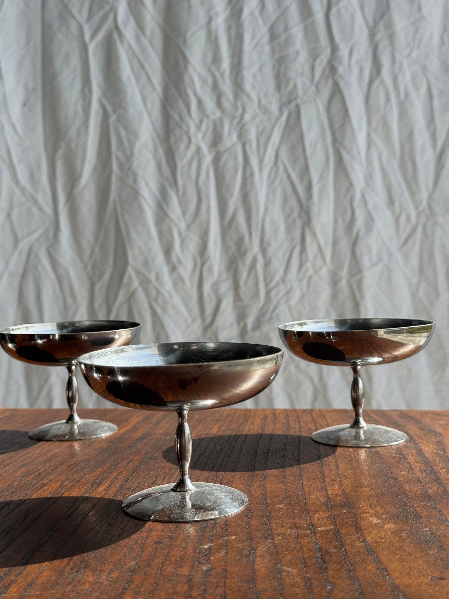 Lot de 6 coupes à glace pied classique D9 H7