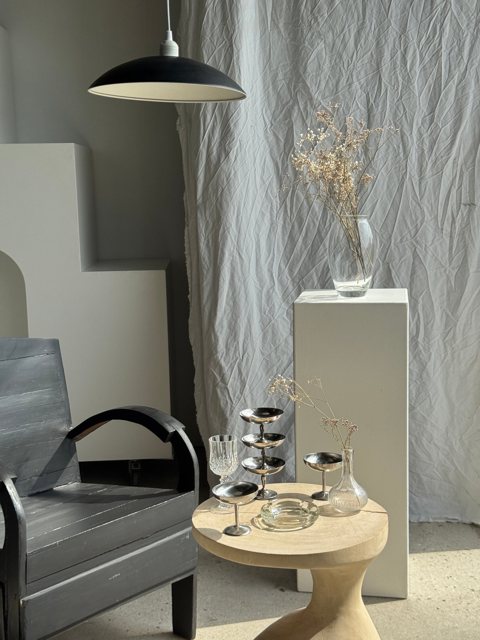 Vase transparent en verre H22