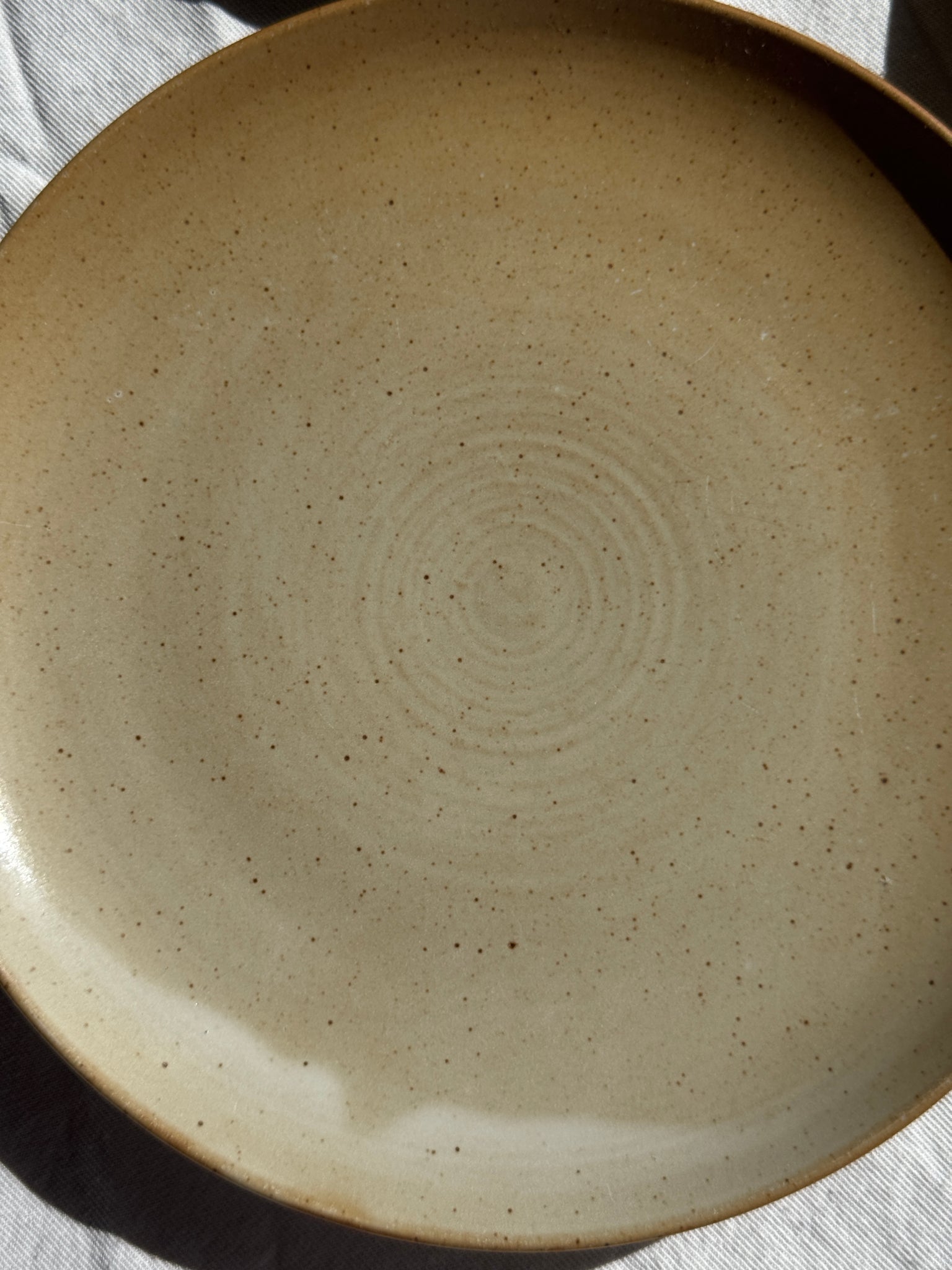 Lot de 6 assiettes en grès Village France D24
