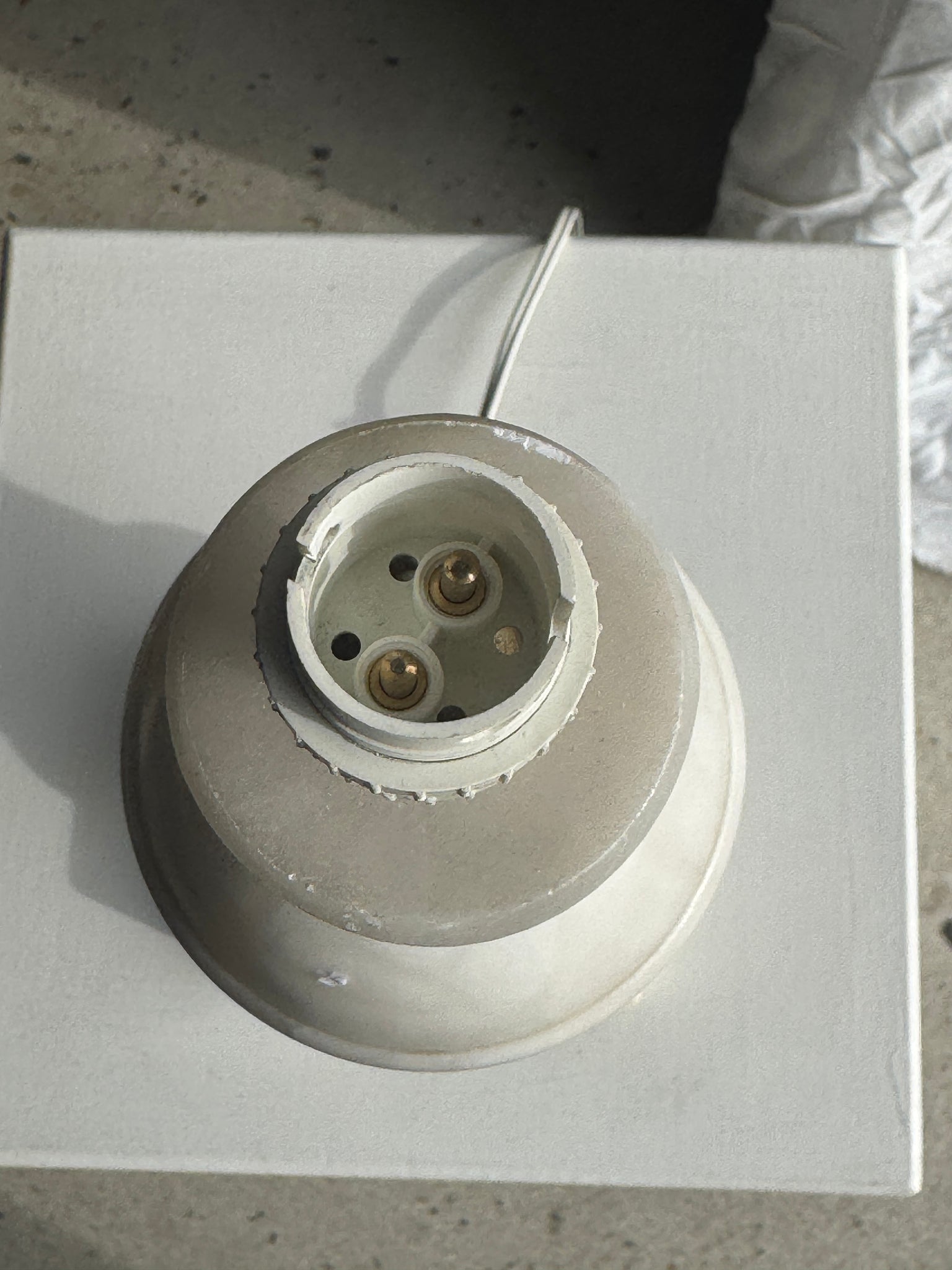 Grand pied de lampe en albâtre H41 D11