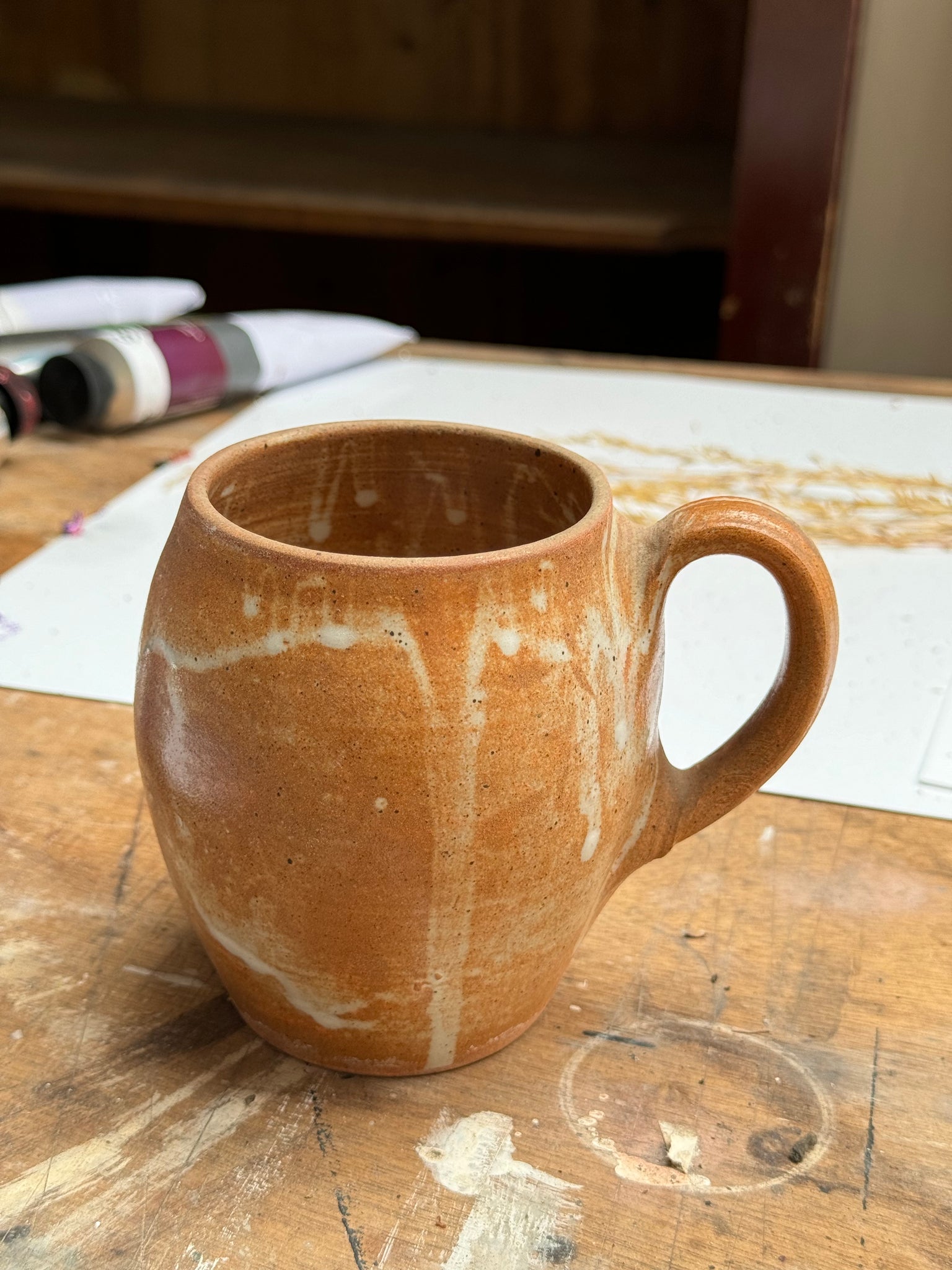 Mug en grès à anse