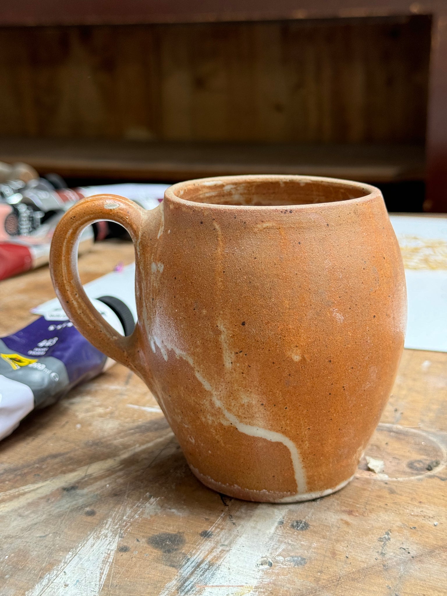 Mug en grès à anse