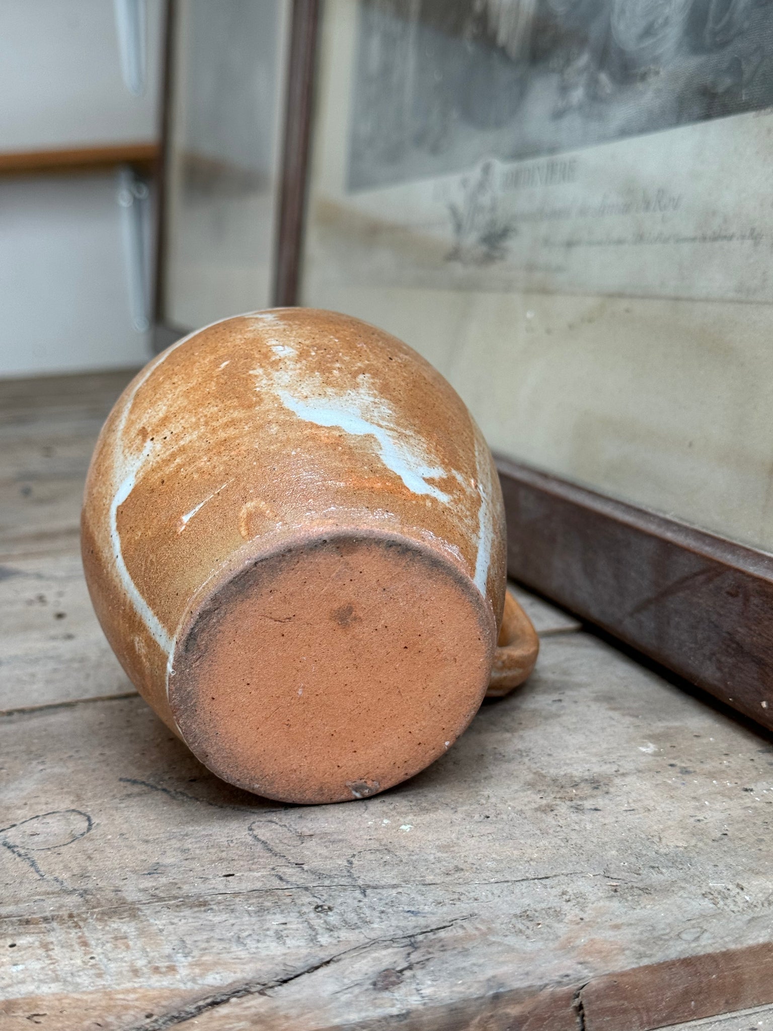 Mug en grès à anse