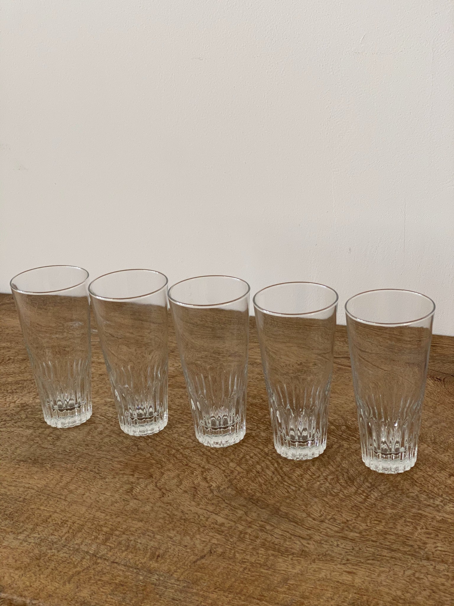 Ensemble de 4 mini verres à orangeade H : 12,5cm