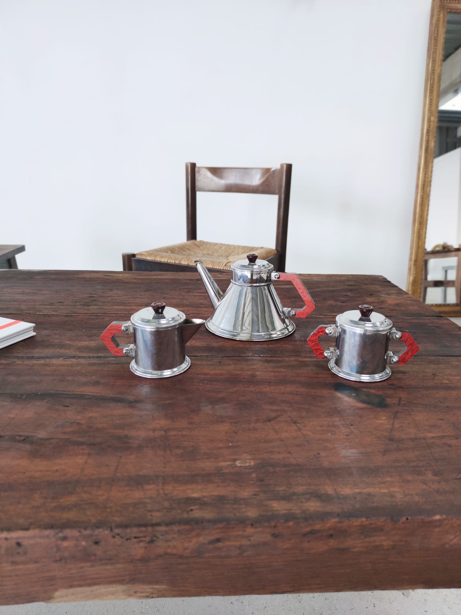 Service à thé-café en métal