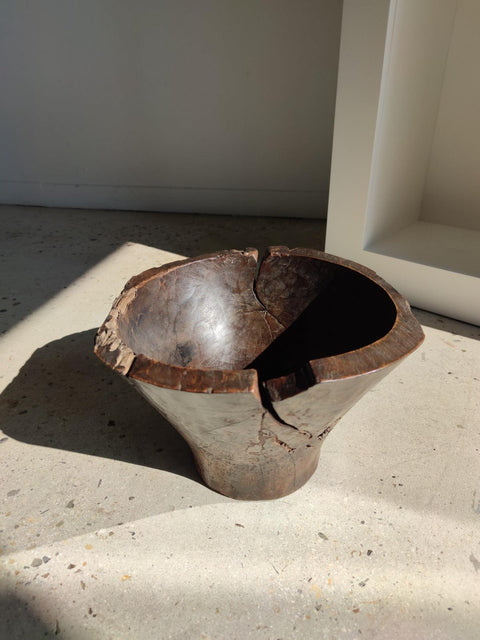 Grande coupe en teck ancien (1)