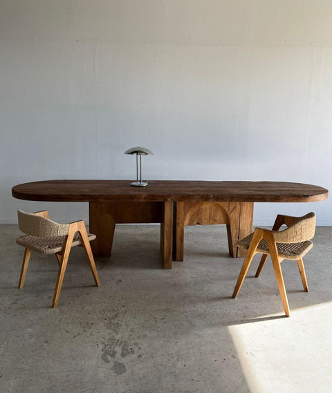 Immense table en teck massif 3m35 x 93cm